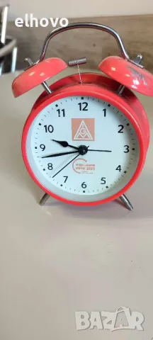 Немски будилник със звънец, снимка 4 - Антикварни и старинни предмети - 49188886