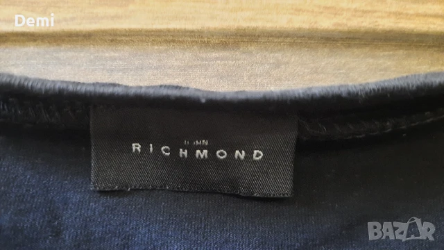 Дамска черна тениска Richmond , снимка 5 - Тениски - 51063741