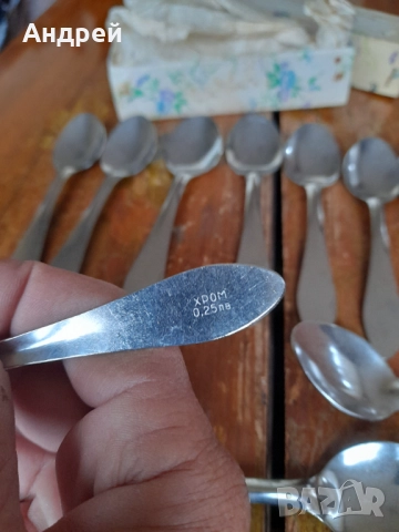 Стари лъжици #10, снимка 7 - Прибори за хранене, готвене и сервиране - 52211798
