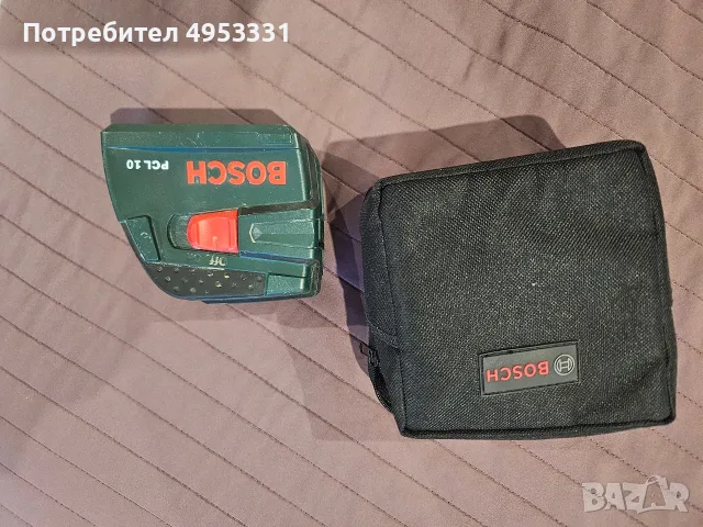 Самонивелиращ се лазерен нивелир Bosch PCL 10 + чанта