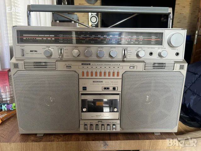 Ретро винтидж касетофон Deccasound TRR-4900S., снимка 4 - Радиокасетофони, транзистори - 55900624