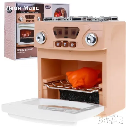 Детска Фурна с котлони светлини и звуци , снимка 3 - Електрически играчки - 48201966