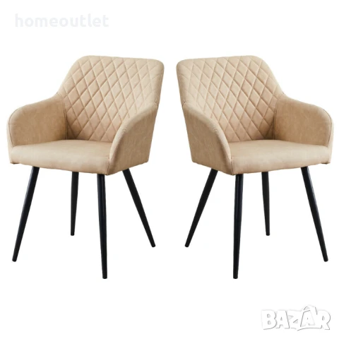 ПРЕОЦЕНЕНИ Трапезни столове, к-т от 2бр D050-CLIPOP U-DC-0017CR