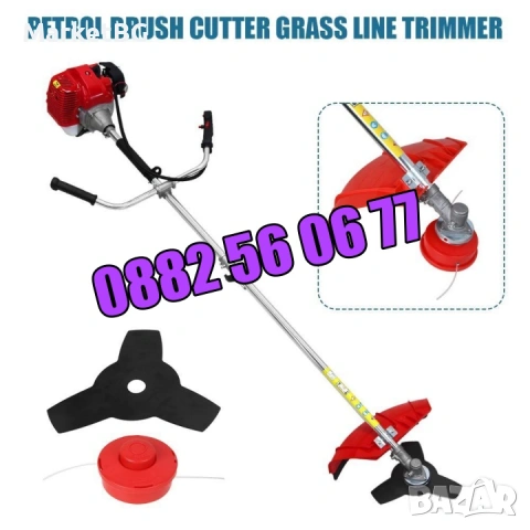 Моторна коса тример 74 куб./ храсторез, бензинов тример + самар, снимка 3 - Градинска техника - 53249765