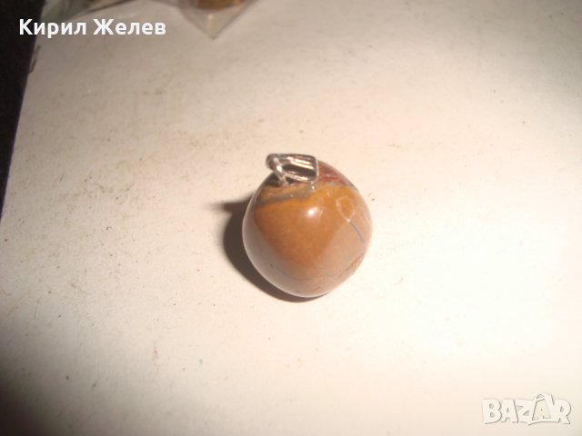 АРТ ПЕНДАНТ НАТУРАЛЕН КАМЪК ПОЛУСКЪПОЦЕНЕН МИНЕРАЛ АХАТ МЕДАЛЬОН 20776, снимка 5 - Колиета, медальони, синджири - 32175907