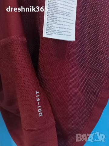 NIKE Dri-Fit Блуза Мъжка Л/XL, снимка 4 - Блузи с дълъг ръкав и пуловери - 42390893