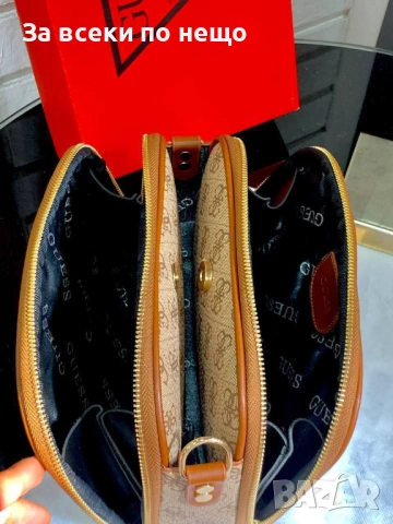 Guess Дамска Чанта С Дълга Дръжка За През Рамо Гес - Различни Цветове Код A1357, снимка 3 - Чанти - 53932257