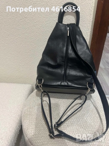 Раница от естествена кожа, снимка 2 - Чанти - 51980532