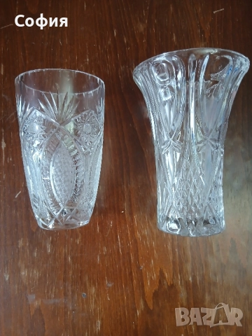 вази кристални