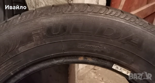 Продавам 2 броя летни гуми 195.65.15 на 1 сезон дот 2020 Fulda , снимка 4 - Гуми и джанти - 54203253