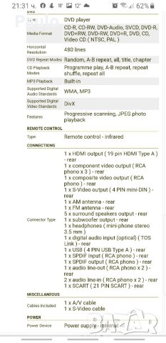 Усилвател Harman Kardon HS 500 DVD resiver USB HDMI, снимка 4 - Ресийвъри, усилватели, смесителни пултове - 40702893