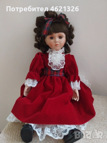 Колекционерска порцеланова кукла „Зимна елегантност“ от галериите Ashton-Drake , снимка 9 - Декорация за дома - 52130108