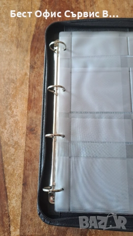 папка за документи луксозна с цип класьор и клипборд кожена черна А4, снимка 5 - Ученически пособия, канцеларски материали - 52542377