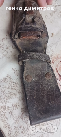  кания за окопен нож, снимка 3 - Антикварни и старинни предмети - 52033163