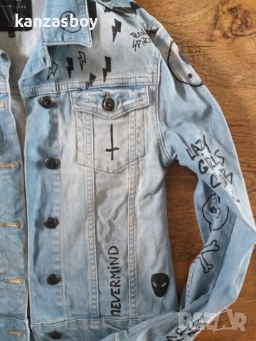 SEVEN SISTERS дамско дънкено яке размер XS, снимка 3 - Якета - 40340314