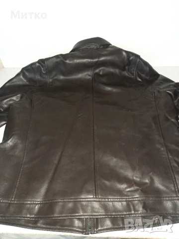 Ново черно мъжко кожено яке на LC WAIKIKI размер 2XL, снимка 6 - Якета - 53078508
