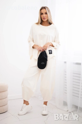 Дамски комплект Punto Milano зимен суичър + панталон, 7цвята , снимка 8 - Комплекти - 46781480