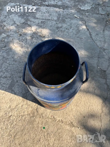 Ръчно рисуван гюм за мляко, снимка 4 - Антикварни и старинни предмети - 50704341