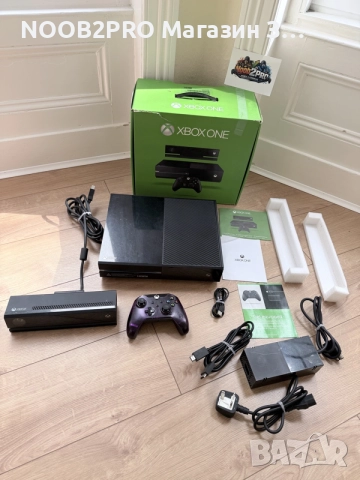 Xbox One конзола с Kinect и кутия
