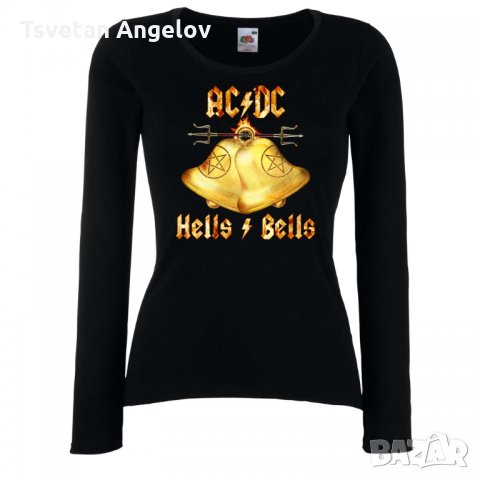 Разпродажба! Дамска тениска HELLS BELLS 2, снимка 1 - Тениски - 32205948