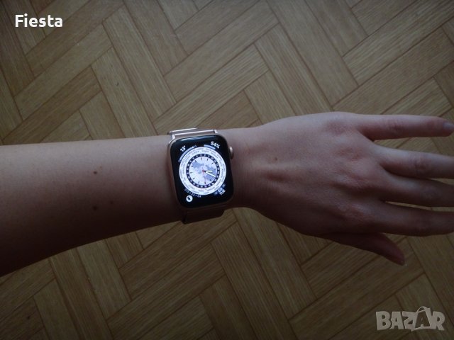 Нова Каишка за часовник Apple iWatch тип Milanese Loop - 40mm Rose Gold, снимка 6 - Аксесоари за Apple - 39672192