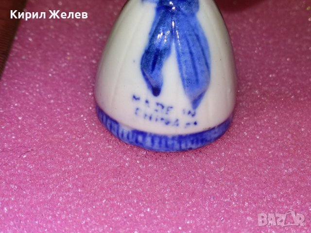 ПОРЦЕЛАНОВА РИСУВАНА КОЛЕКЦИОНЕРСКА ФИГУРКА с МАРКИРОВКА 18607, снимка 8 - Колекции - 44299439