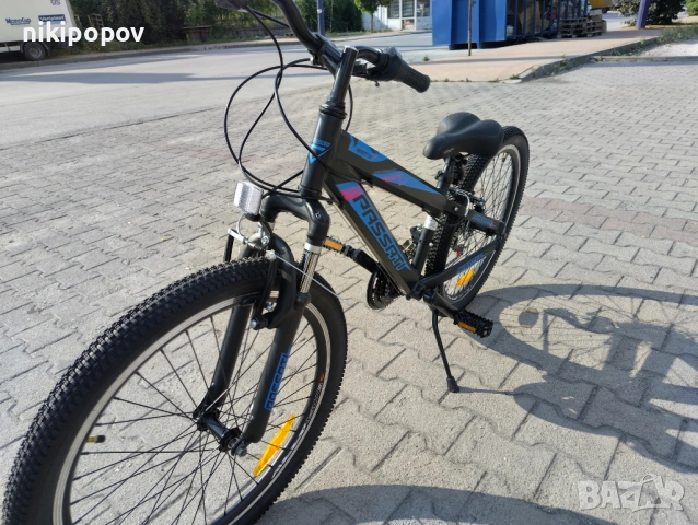 BG Алуминиев велосипед 24" MARTY черен, снимка 8 - Велосипеди - 54334790