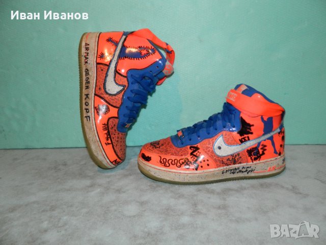 NIKE AIR FORCE 1 HI CMFT PRM RW QS "TOTAL CRIMSON"номер 43-44, снимка 6 - Маратонки - 39290653