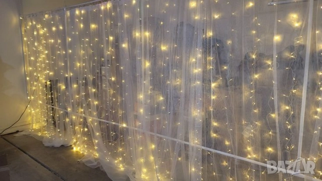LED светеща завеса