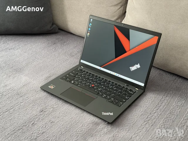 Нов 14'FHD+ IPS Ryzen 7 Pro-6850u Thinkpad T14s Gen 3 16GB LPDDR5 256GB SSD Nvme