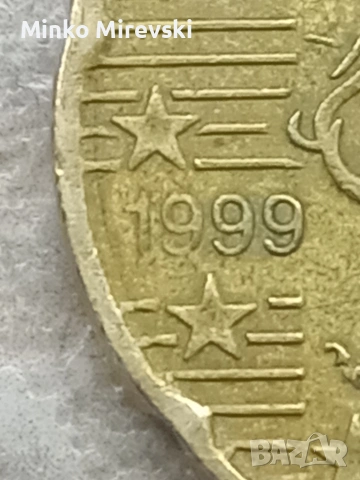 Евро монета с грешка за колекция, снимка 3 - Други ценни предмети - 54362466