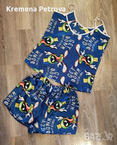 Сатенена пижама, S размер 