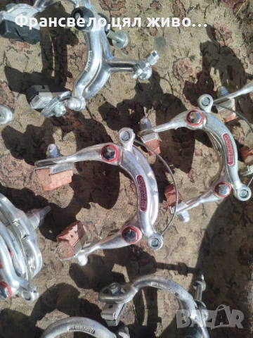 Ретро спирачки за велосипед колело цена е евро на брой, снимка 2 - Части за велосипеди - 54131564