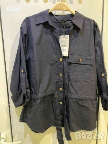 Нова памучна риза ZARA M, снимка 2 - Ризи - 54011263
