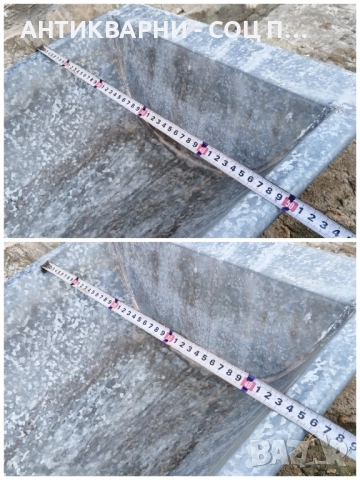 Старо Соц Подцинковано Корито / 4 кг. , снимка 11 - Антикварни и старинни предмети - 52394009