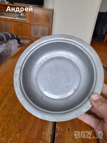 Стара медна,бакърена паница,чиния #2, снимка 2 - Други ценни предмети - 54283019