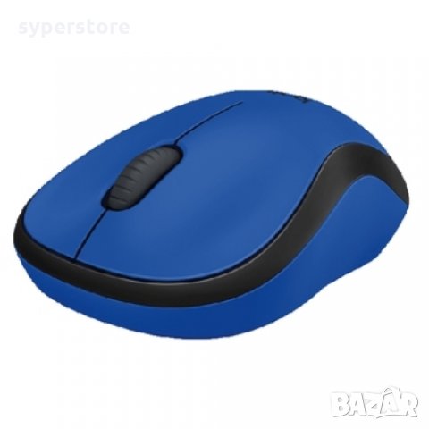 Мишка Безжична Logitech M220 1000dpi 3btn Синьо Черна Оптична Wireless Mouse, снимка 3 - Клавиатури и мишки - 31988278