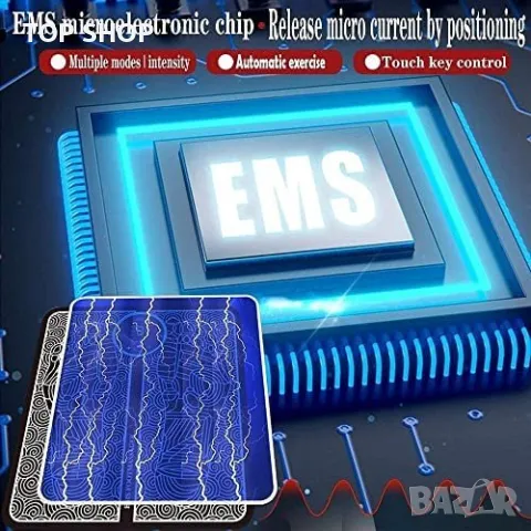 Нов сгъваем преносим електронен мускулен стимулатор за масаж крака, снимка 3 - Масажори - 49622058