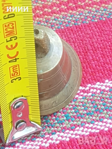 Бронзова камбанка звънец 2, снимка 4 - Антикварни и старинни предмети - 53255235