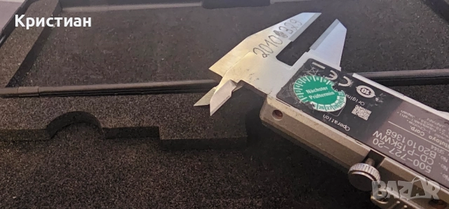 Mitutoyo CD-P15KWW Дигитален водоустойчив шублер твърдосплавни челюсти, снимка 7 - Шублери - 51644151