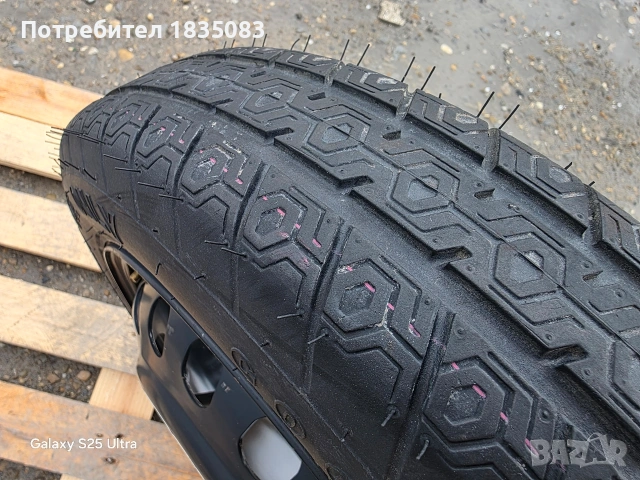 Резервна гума/патерица 17ка 5х112 Audi, снимка 3 - Гуми и джанти - 54033236