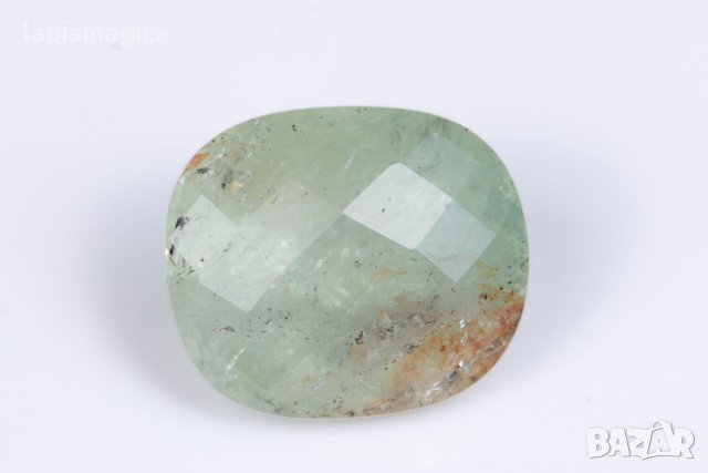 Голям аквамарин 10.05ct cushion шлифовка