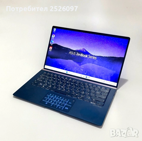 ASUS ZenBook 14 UX433/i7-8565U/256GB NVMe/8GB, снимка 3 - Лаптопи за работа - 53911928