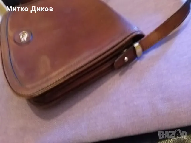 Lorenza firenze genuine leather bag hand made маркова женска чанта отлична ест.кожа 27х20см, снимка 4 - Чанти - 49442306
