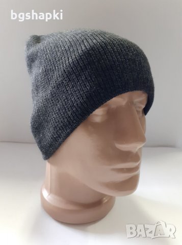 Мъжка плетена шапка-7, снимка 2 - Шапки - 30706359