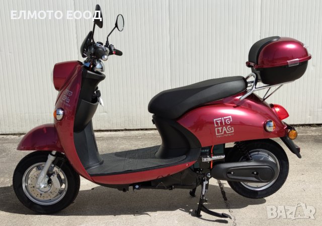 Електрически скутер с ретро дизайн модел TDR363Z в червен цвят, снимка 3 - Мотоциклети и мототехника - 42766825