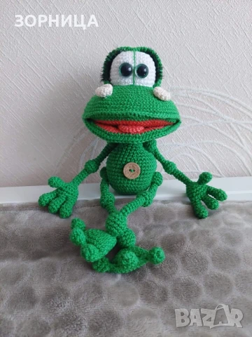 Плетена играчка Жаба, снимка 2 - Други - 51148853