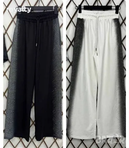 Дамски панталон с камъни , снимка 4 - Панталони - 49582775
