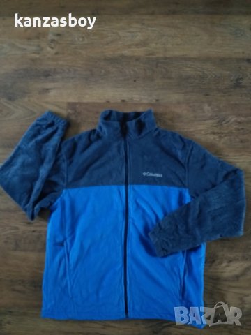 Columbia Men's Tall Steens Mountain Full Zip 2.0 Fleece Jacket - страхотно поларено яке КАТО НОВО, снимка 4 - Спортни дрехи, екипи - 38659830