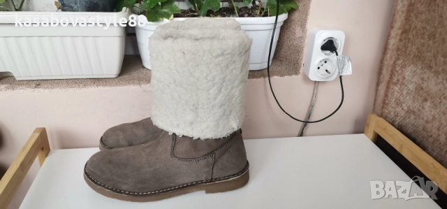 Ботуши от естествена кожа 40. 5н., снимка 2 - Дамски ботуши - 52907237